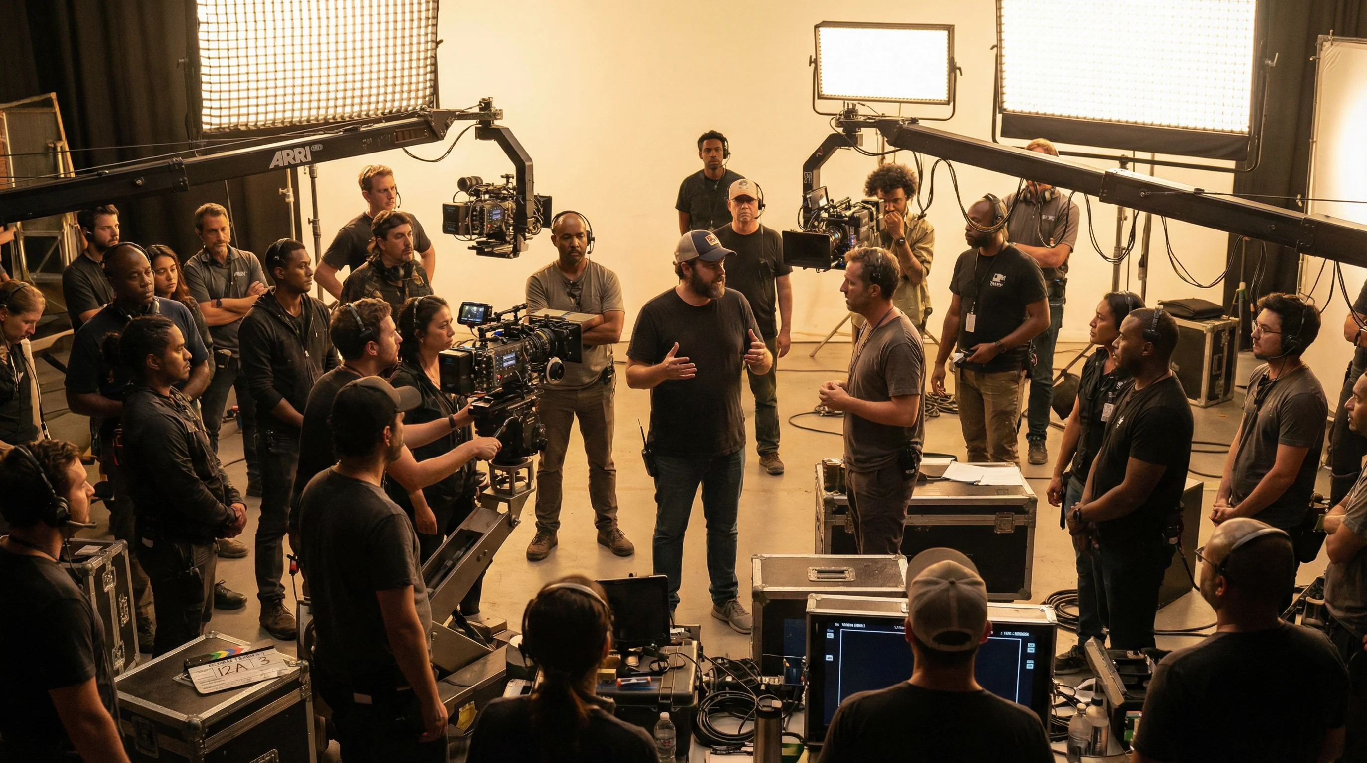 蘑菇视频传媒国际合作拍摄现场